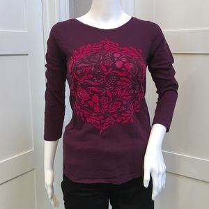 🍀Lucky Brand 3/4 Sleeve T-shirt S